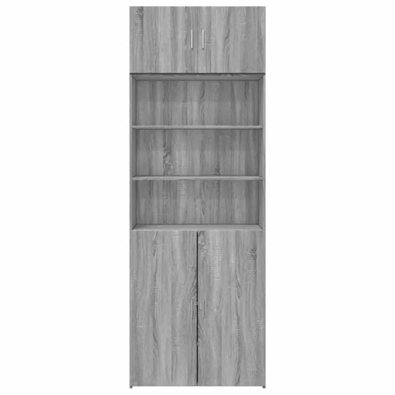 Grijze Sonoma Dressoirs van bewerkt hout voor extra opbergruimte - Dressoirs & buffetkasten
