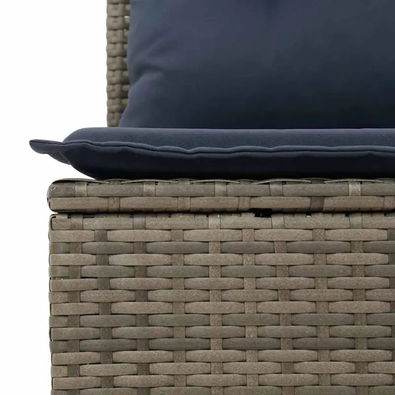 Grijze tuin loungeset met waterdichte tas en gepoedercoat staal - Grijs - Tuinsets
