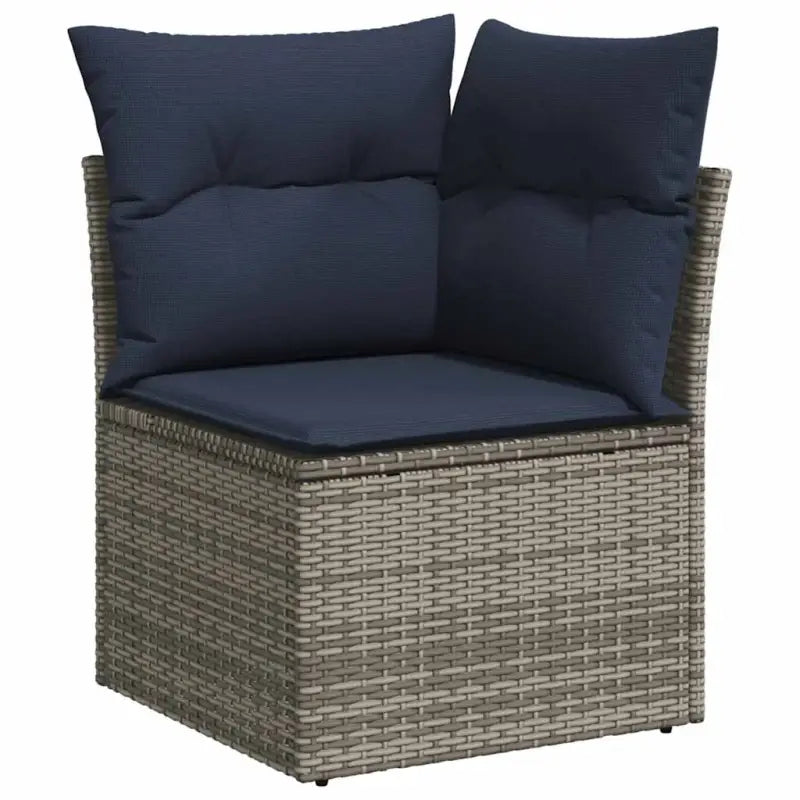 Grijze tuin loungeset met waterdichte tas en gepoedercoat staal - Grijs - Tuinsets
