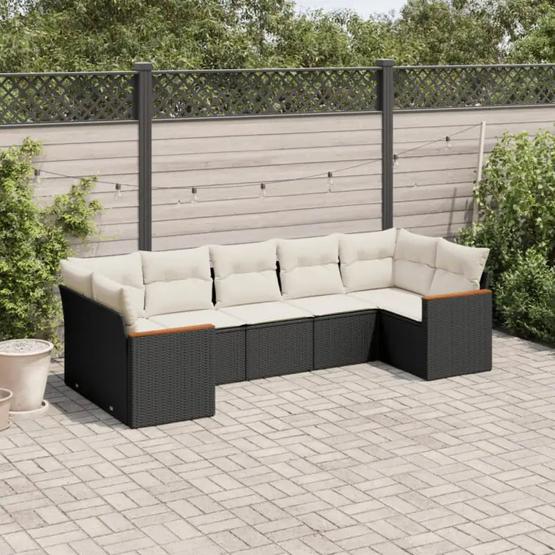 Grijze tuinset met gepoedercoat staal en waterdichte tas voor buitenplezier - Zwart en crème - Tuinsets