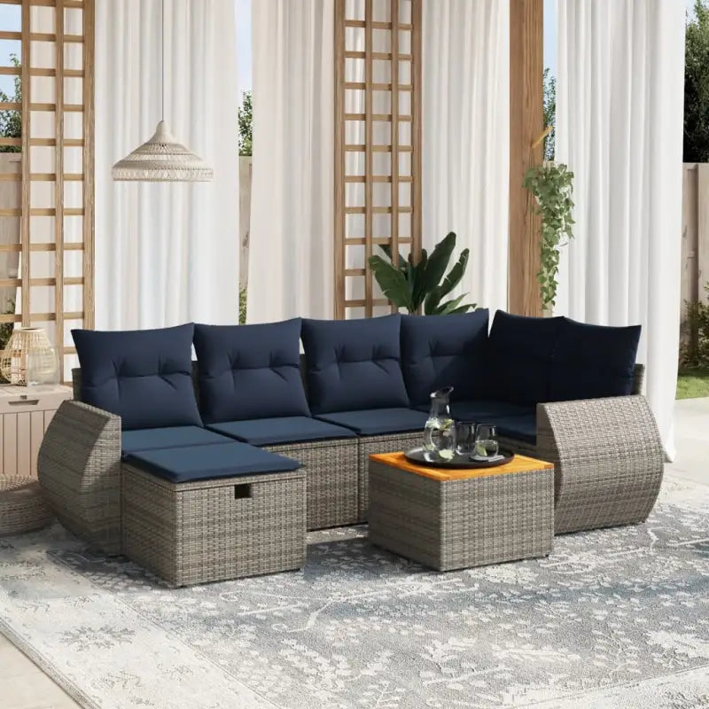 Grijze tuinset met gepoedercoat staal voor comfortabel buiten genieten - Tuinsets