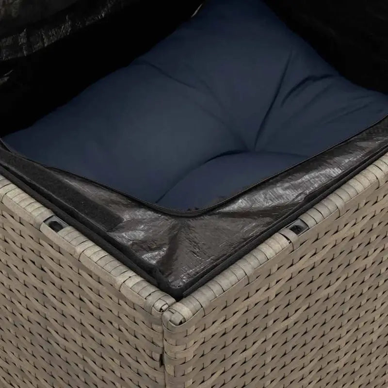 Grijze tuinset met waterdichte tas en gepoedercoat staal voor buitenplezier - Grijs - Tuinsets