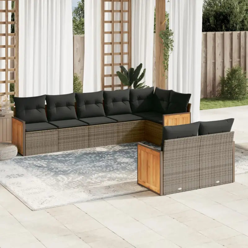 Grijze Tuinset met Waterdichte Tas en Gepoedercoat Staal voor Buiten gerust - Grijs / Zonder tafel - Tuinsets