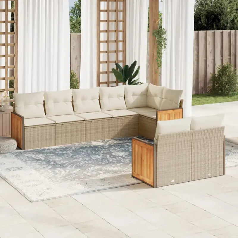 Grijze Tuinset met Waterdichte Tas en Gepoedercoat Staal voor Buiten gerust - beige en crèmekleurig / Zonder tafel