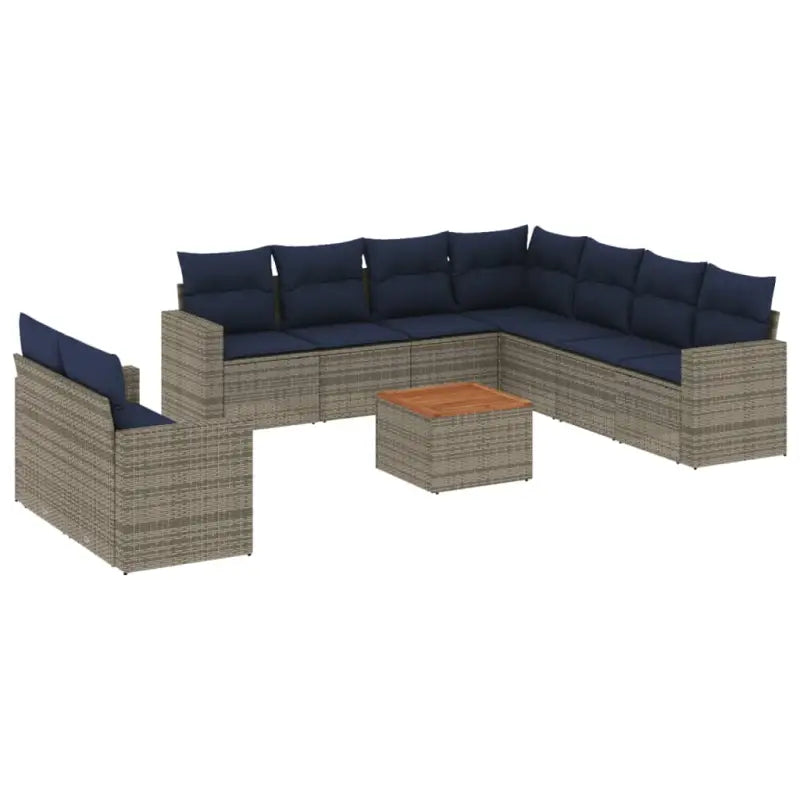 Grijze tuinset met waterdichte tas en gepoedercoat stalen frame - Grijs - Tuinsets