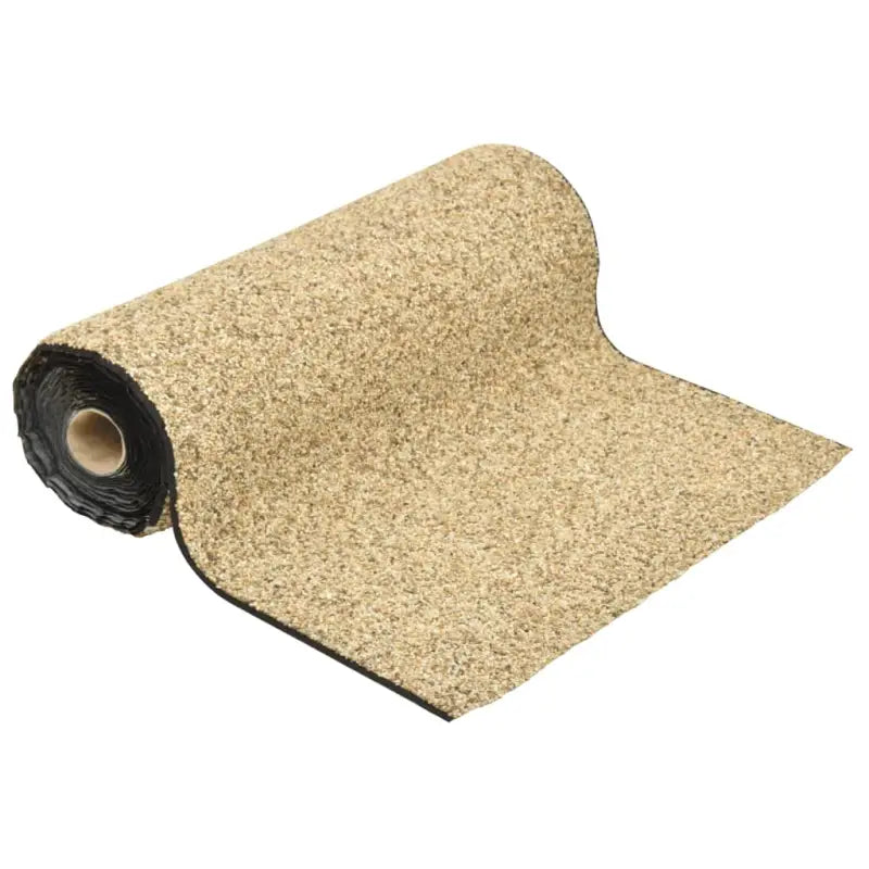 Grindfolie in natuurlijke zandkleur met nonwoven PP-fleece en drinkwaterveilige lijm - natuurlijk zandkleurig / 500 x