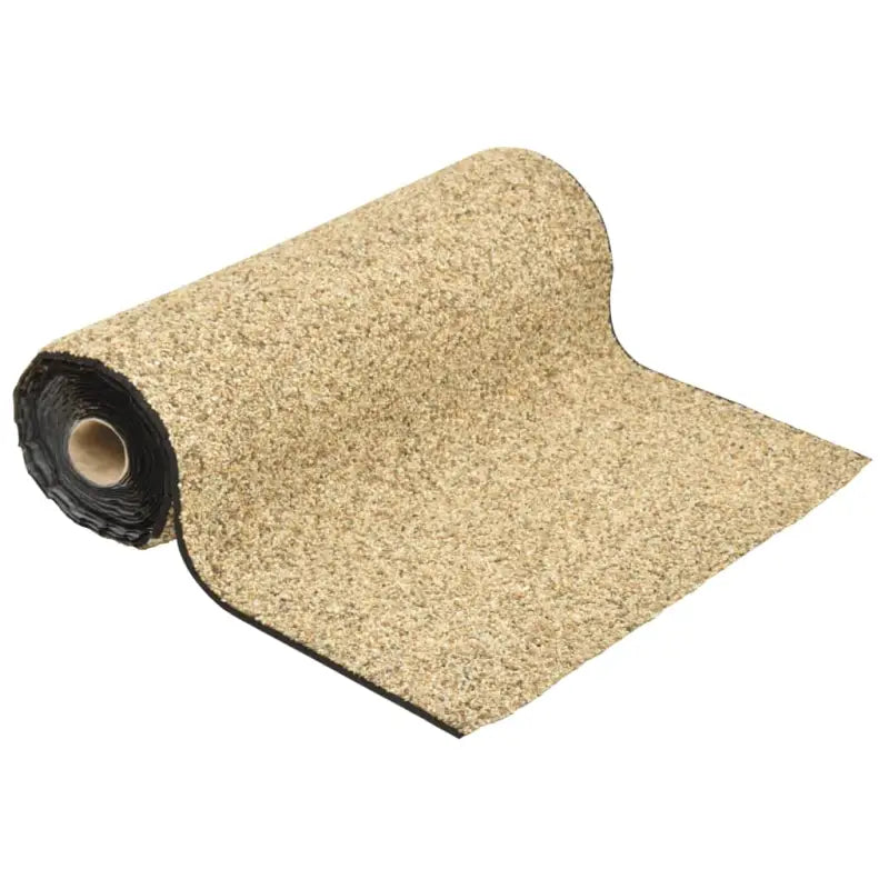 Grindfolie in natuurlijke zandkleur met nonwoven PP-fleece en drinkwaterveilige lijm - natuurlijk zandkleurig / 400 x