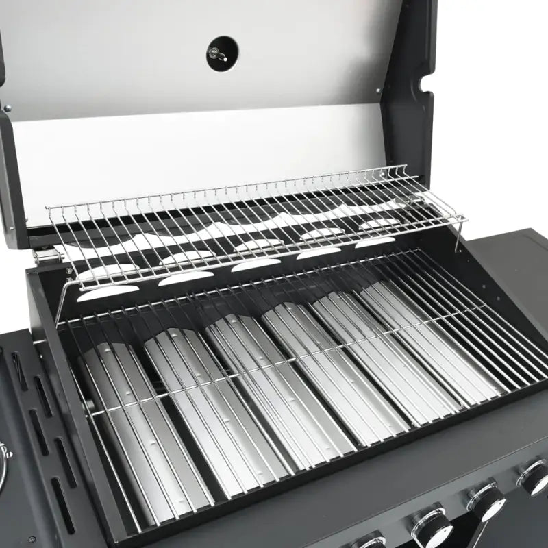 Grote gasbarbecue met ingebouwde thermometer en gepoedercoat staal - Barbecues
