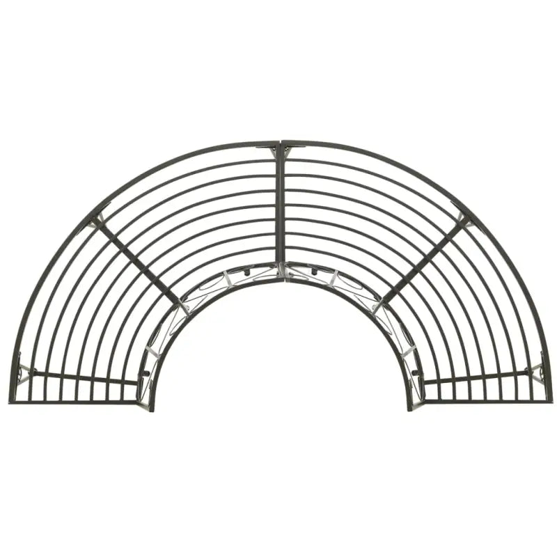 Halfronde boombank voor een gezellige zithoek in de tuin - Tuinbanken