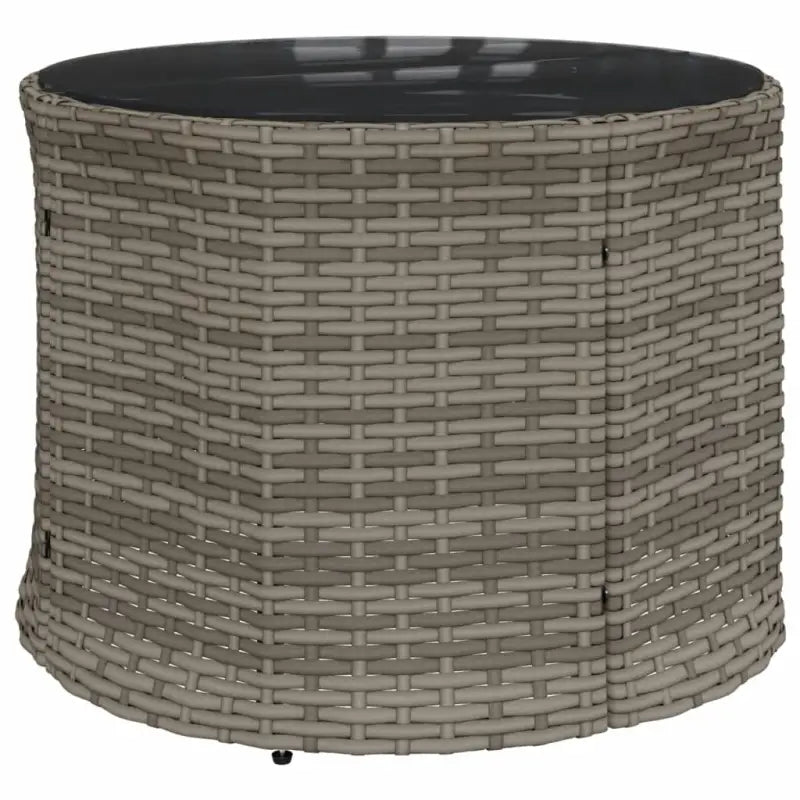 Halfronde loungeset in grijs materiaal met gepoedercoat staal for tuin of terras - Loungebanken
