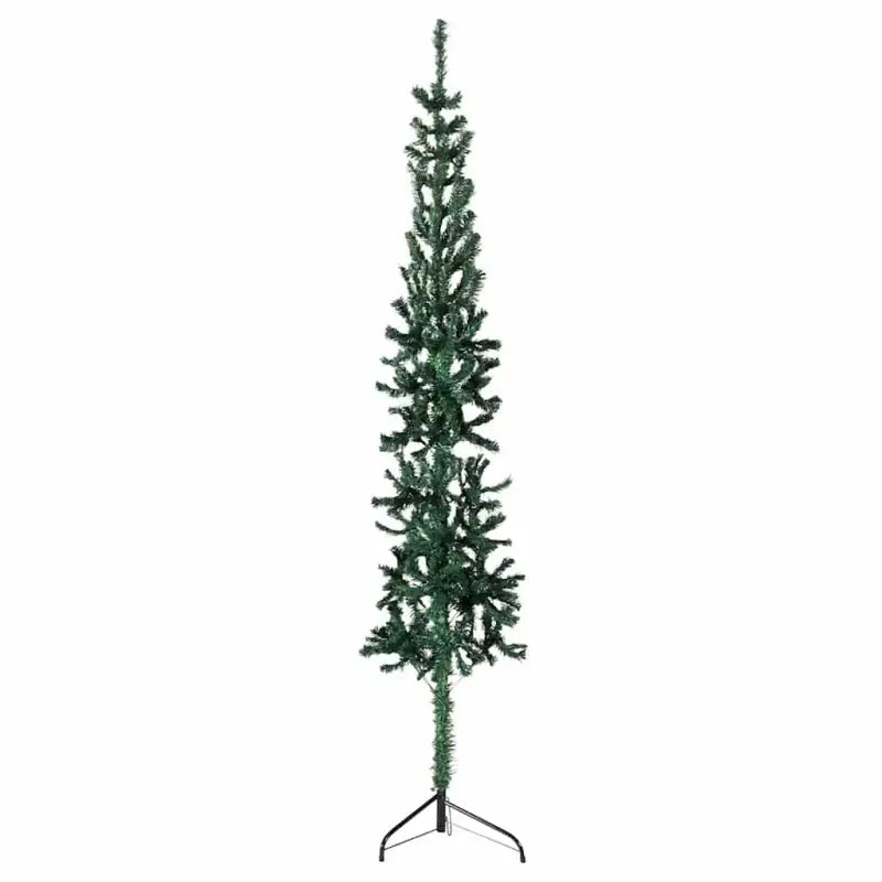 Halve kunstkerstboom voor een gezellige feestdagen sfeer - Groen / 240 cm / 1 - Kerstbomen