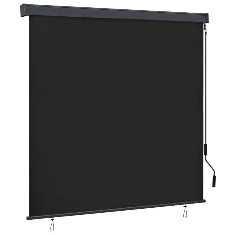 Handbediend tuinrolgordijn voor balkon tuin of terras - Antraciet / 160 x 250 cm - Jaloezieën & rolgordijnen
