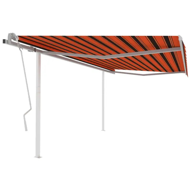 Handmatige uitschuifbare terrasluifel met gepoedercoat aluminium frame - Multikleur / 4 x 3 m / 1 - Zonwering