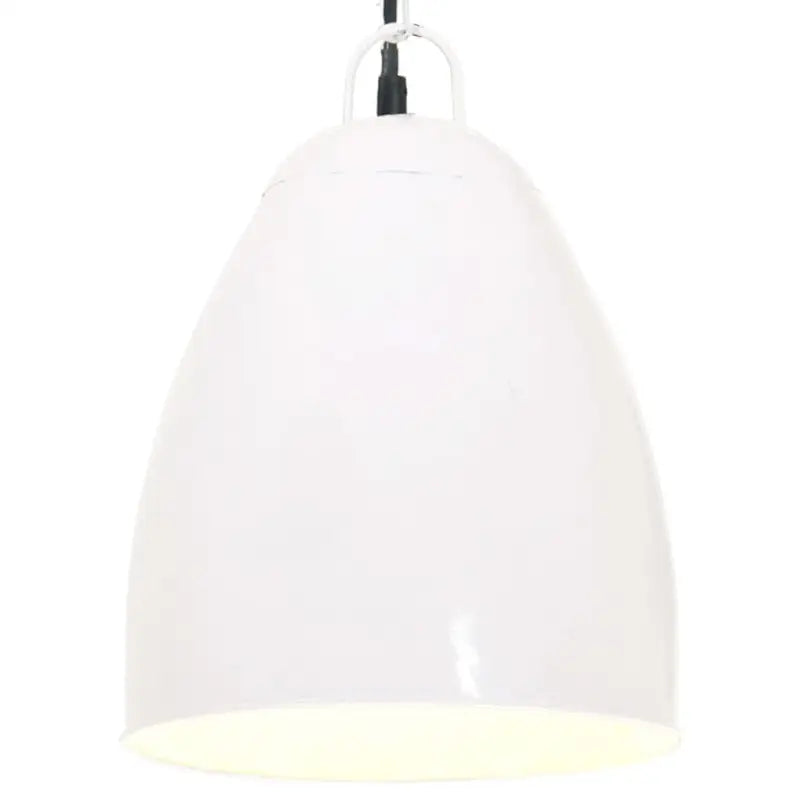 Hanglamp met witte coating voor woonkamer en eetkamer interieur - Wit / Ø 32 cm / 1 - Lampen
