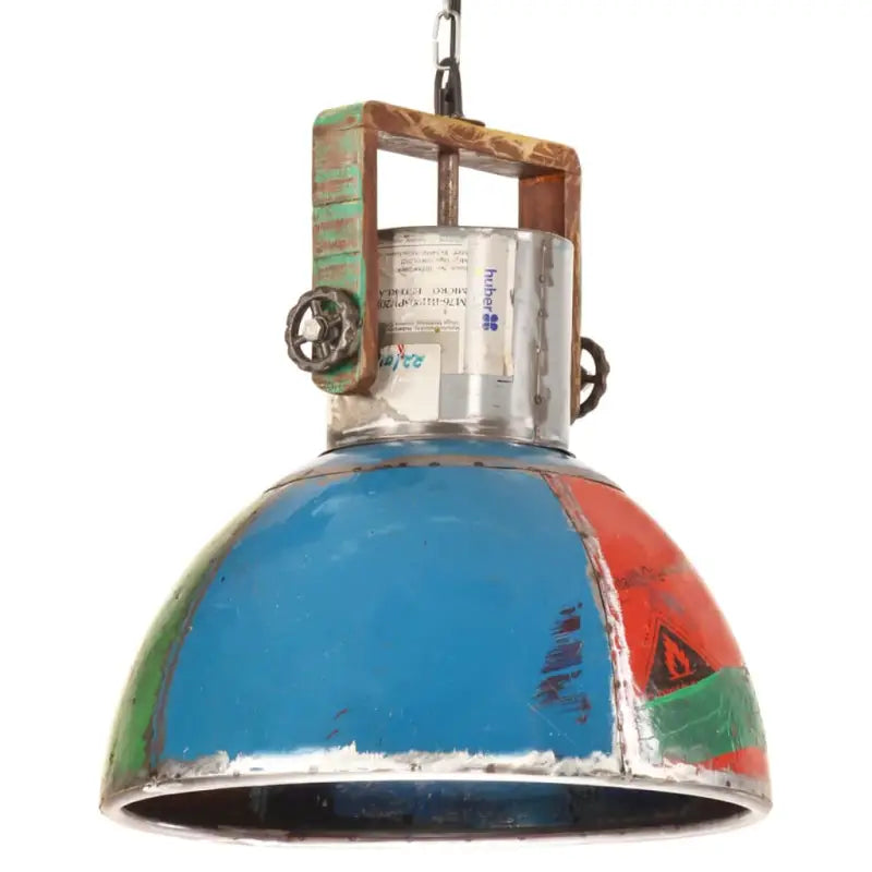 Hanglamp van massief gerecycled hout voor woonkamer en eetkamer - Multikleur / Ø 40 cm / 1 - Lampen