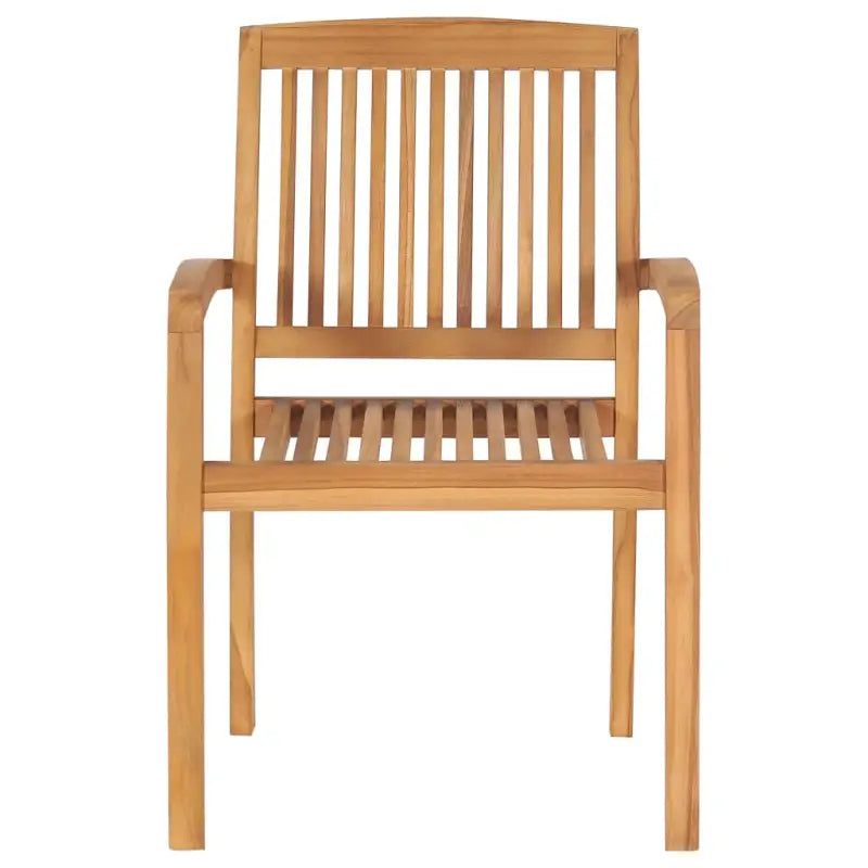 Hard teakhout tuinstoelen met fijn geschuurd ontwerp voor rustieke charme - Tuinstoelen