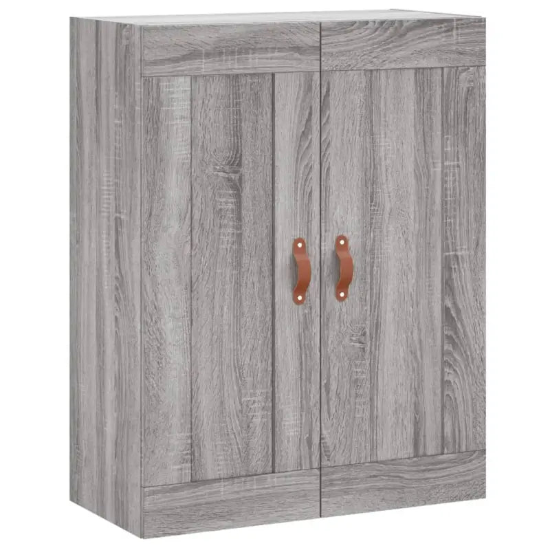 Hoge kast in grijs sonoma met ijzeren poten voor een trendy interieur - Dressoirs & buffetkasten