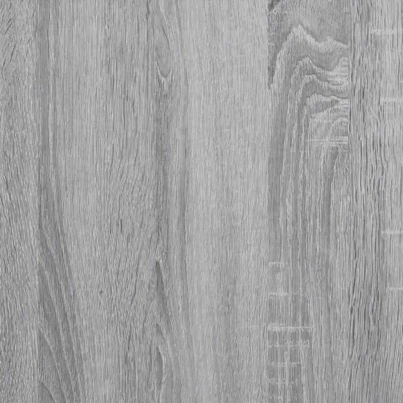 Hoge kast in grijs sonoma van bewerkt hout met stijlvolle uitstraling - Dressoirs & buffetkasten