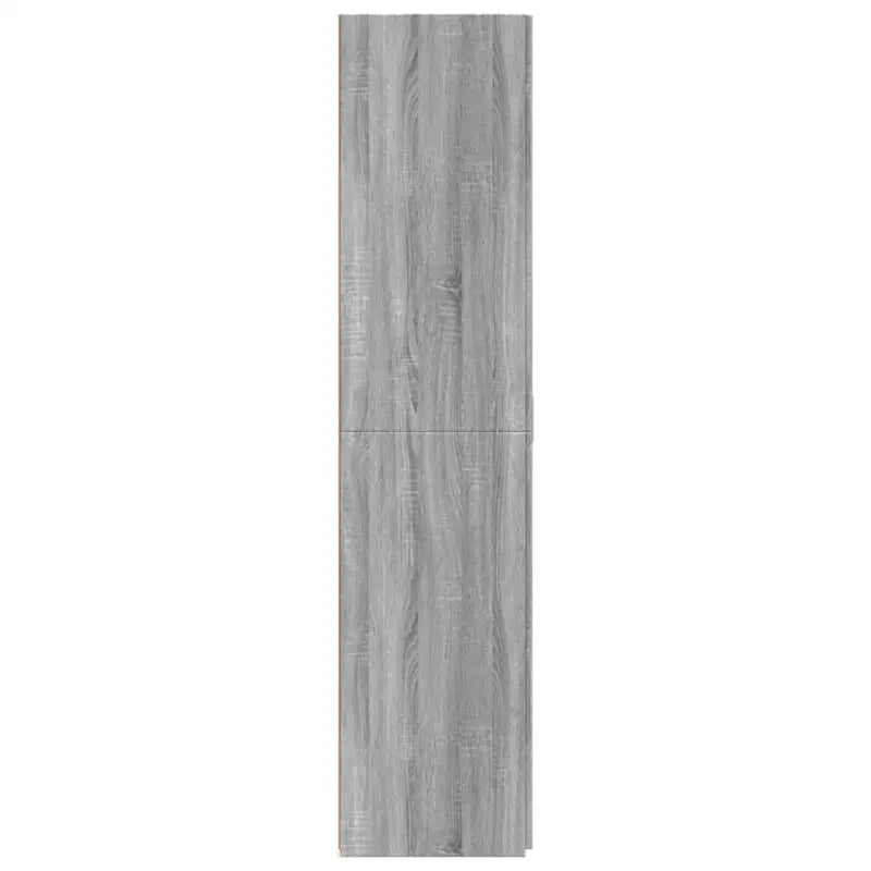 Hoge kast in grijs sonoma van bewerkt hout met stijlvolle uitstraling - Dressoirs & buffetkasten