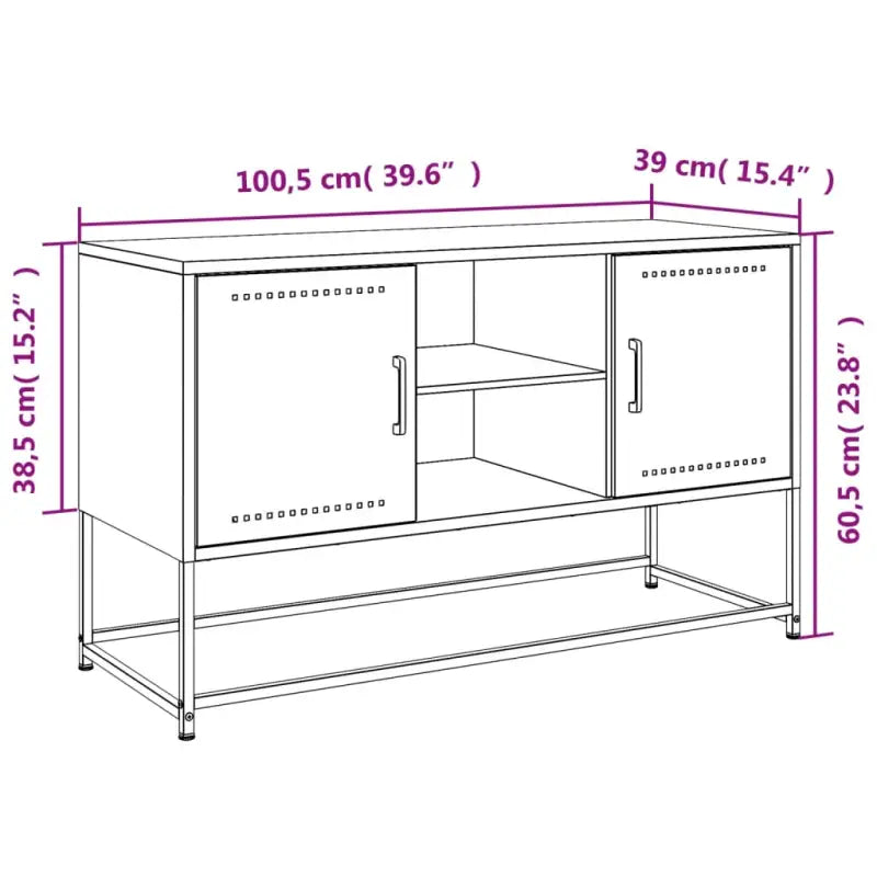 Hoge kast met industriële stijl voor woon- en slaapkamer - Dressoirs & buffetkasten