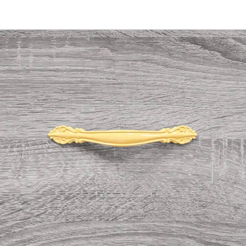 Hoge kast van bewerkt hout in grijs sonoma stijl - Dressoirs & buffetkasten