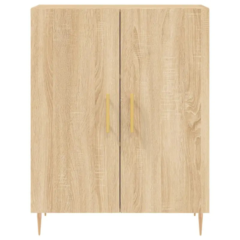 Hoge kast van bewerkt hout met duurzame en stijlvolle afwerking - Dressoirs & buffetkasten