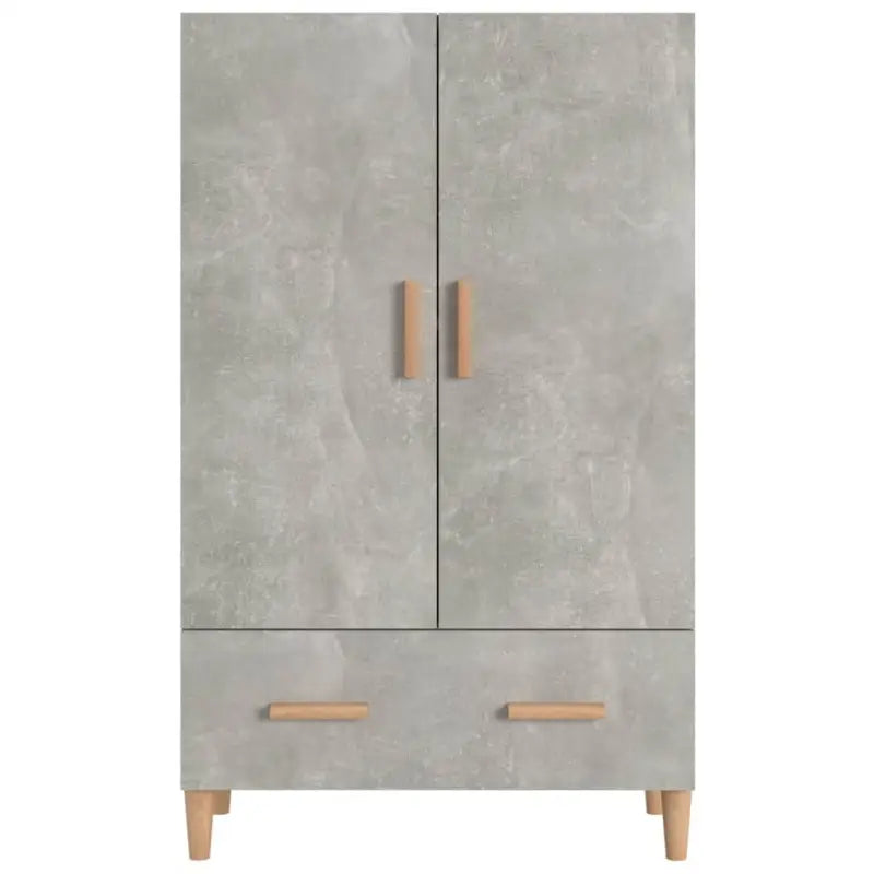 Hoge kast van bewerkt hout met elegante afwerking en duurzame kwaliteit - Dressoirs & buffetkasten
