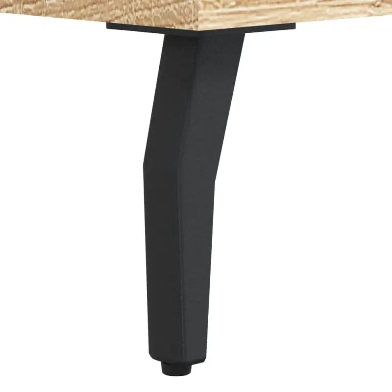 Hoge kast van bewerkt hout met metalen poten voor een moderne look - Dressoirs & buffetkasten