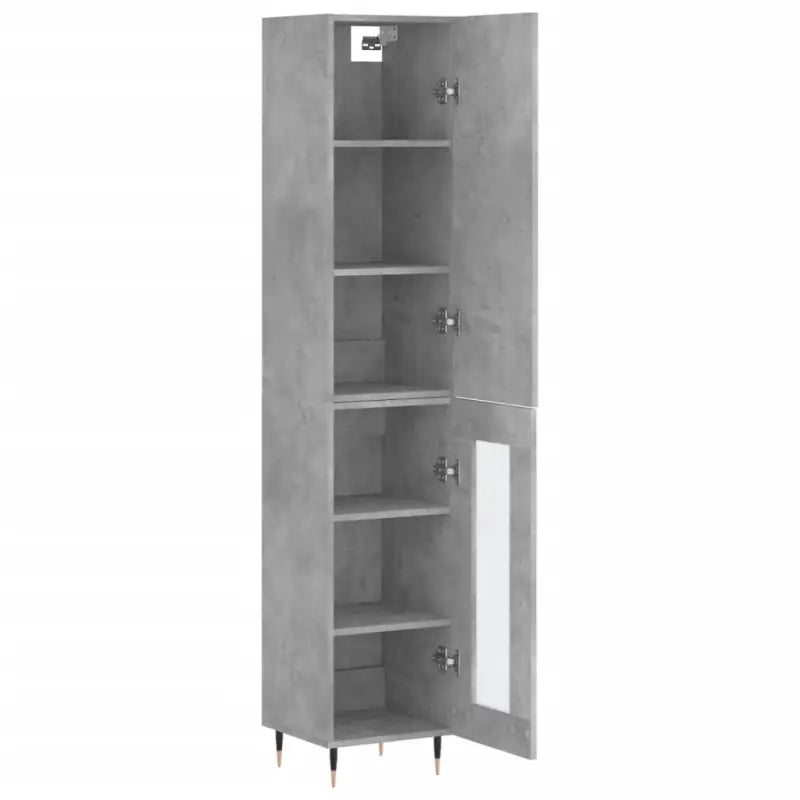Hoge kast van bewerkt hout voor een stijlvolle en duurzame inrichting - Dressoirs & buffetkasten