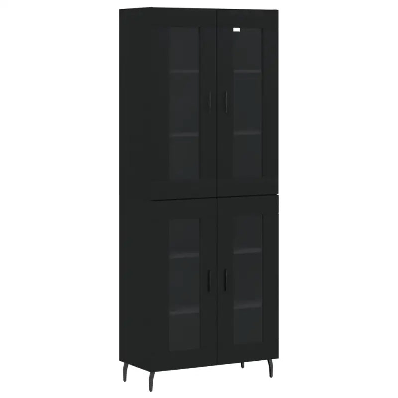 Hoge kast van bewerkt hout voor een stijlvolle en duurzame inrichting - Dressoirs & buffetkasten