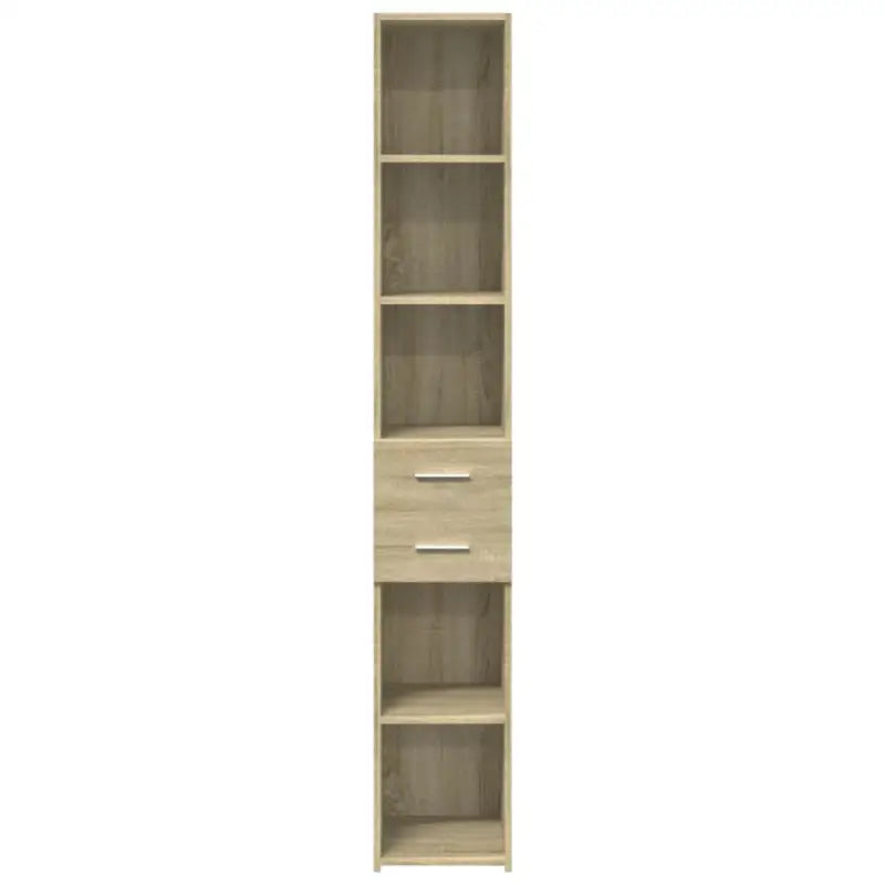 Hoge kast van bewerkt hout voor een stijlvolle inrichting - Dressoirs & buffetkasten