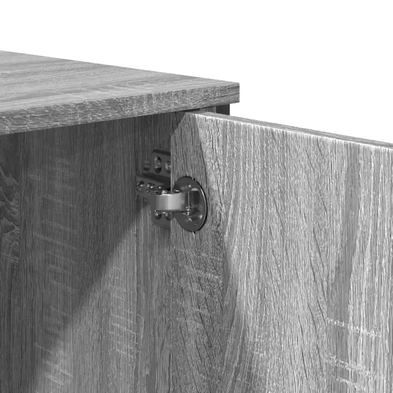 Hoge kast van grijs Sonoma eiken voor een stijlvolle inrichting - Dressoirs & buffetkasten