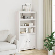 Hoge kast van massief grenenhout voor een klassieke uitstraling - Dressoirs & buffetkasten