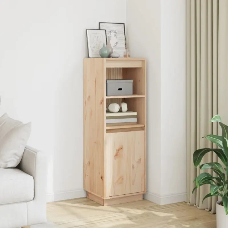 Hoge kast van massief grenenhout voor een stijlvol interieur - Dressoirs & buffetkasten
