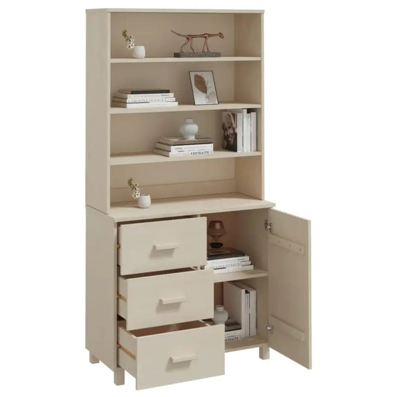 Hoge kast van massief grenenhout voor jouw interieur - Dressoirs & buffetkasten
