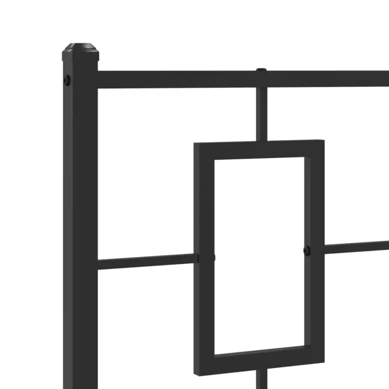 Hoofdbord met vierkante buizen voor een stoere slaapkamerstijl - Hoofdborden en voetborden