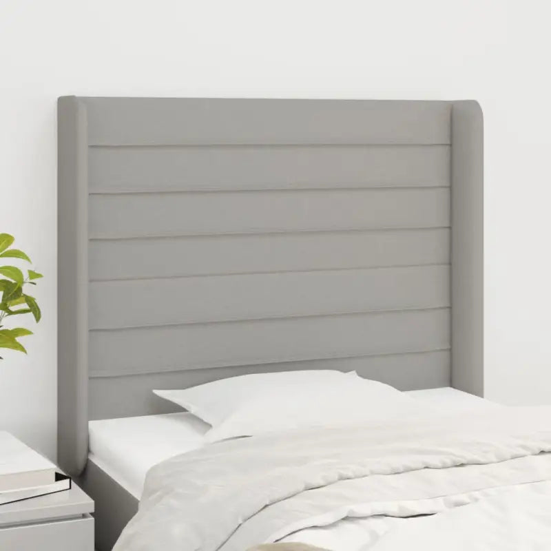 Hoofdborden en voetborden levering bevat 147x16x118 voor elke slaapkamer - Lichtgrijs / 83 x 16 x 118/128 cm / 1