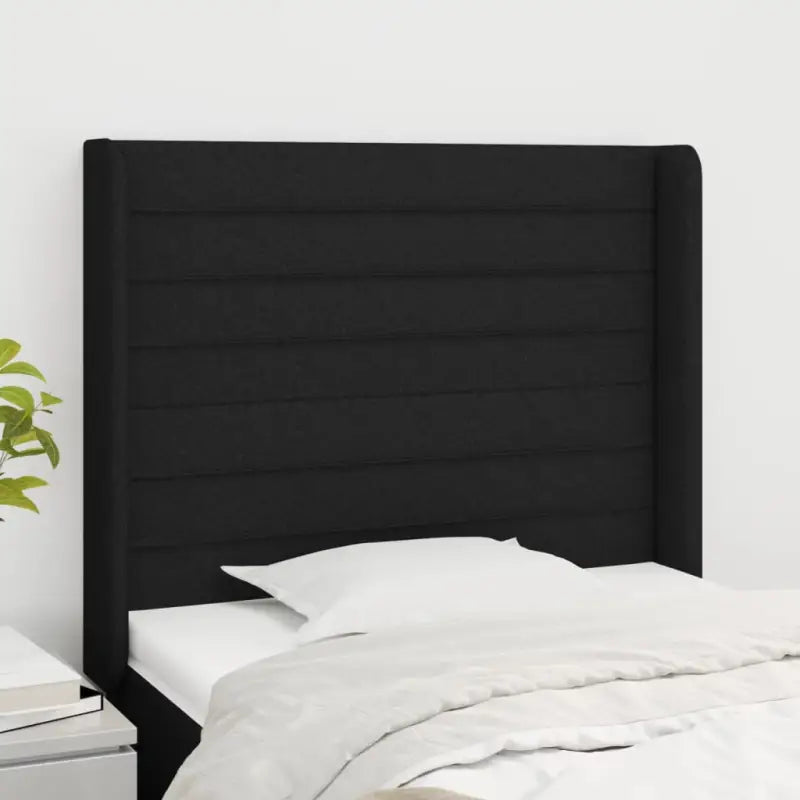 Hoofdborden en voetborden levering bevat 147x16x118 voor elke slaapkamer - Zwart / 83 x 16 x 118/128 cm / 1