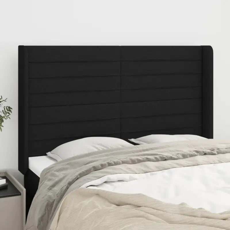 Hoofdborden en voetborden levering bevat 147x16x118 voor elke slaapkamer - Zwart / 147 x 16 x 118/128 cm / 1