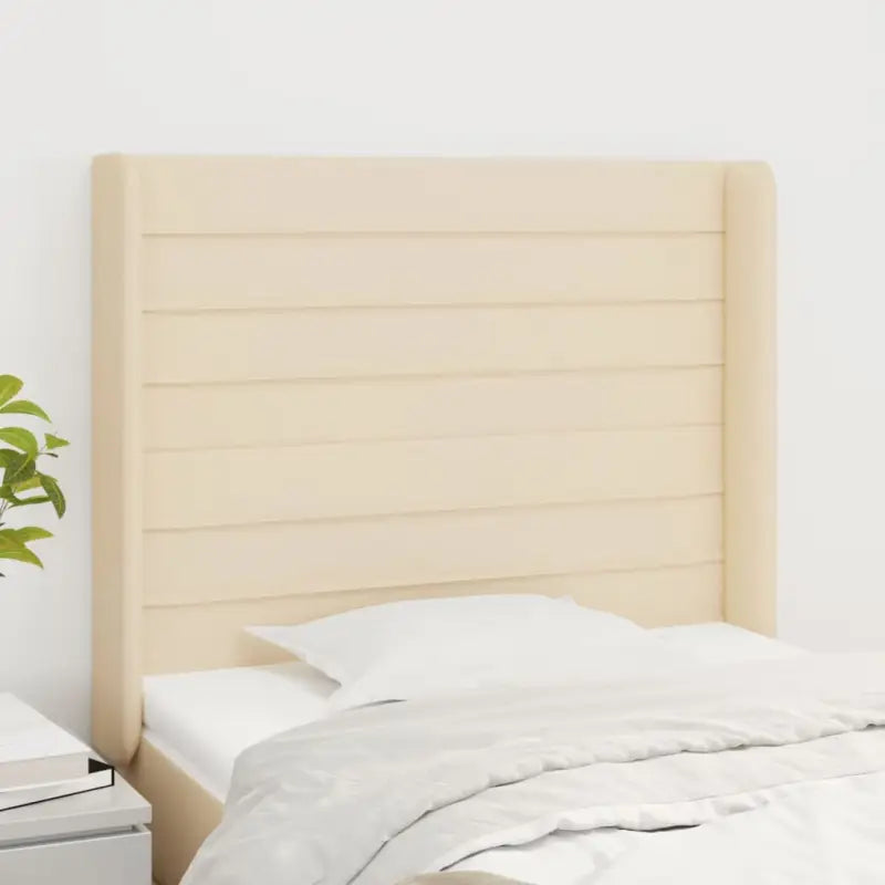 Hoofdborden en voetborden levering bevat 147x16x118 voor elke slaapkamer - Crème / 103 x 16 x 118/128 cm / 1