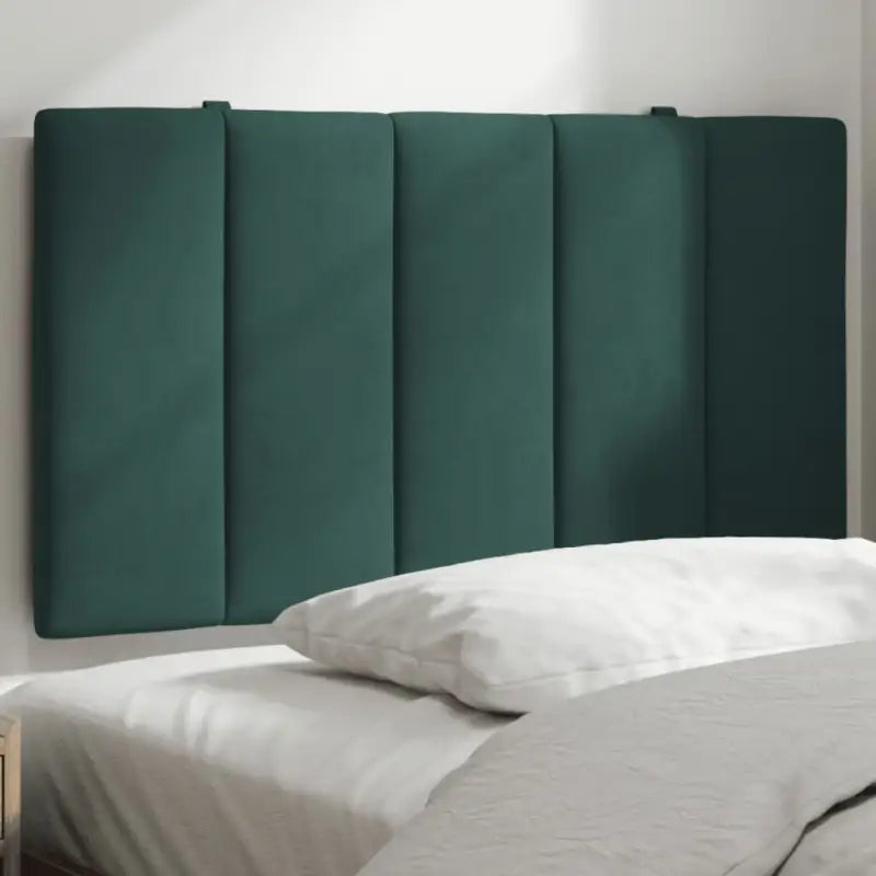 Hoofdborden en voetborden met klassieke schoonheid in fluweel - Donkergroen / 90 cm / 1 - Hoofdborden en voetborden
