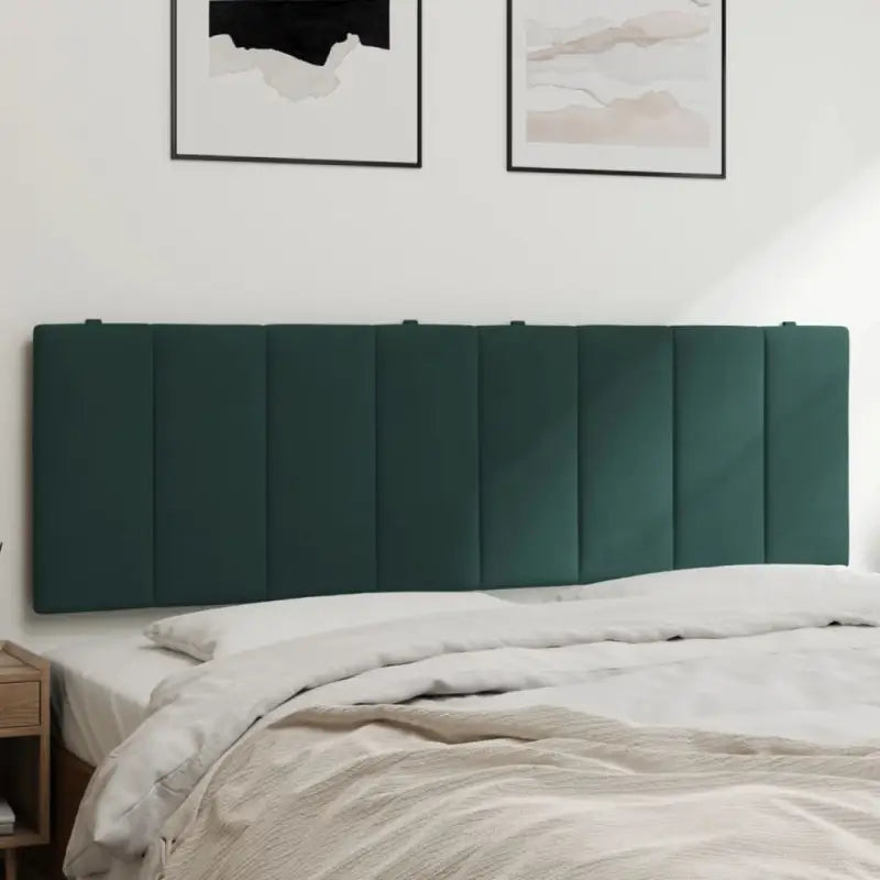 Hoofdborden en voetborden met klassieke schoonheid in fluweel - Donkergroen / 160 cm / 1 - Hoofdborden en voetborden
