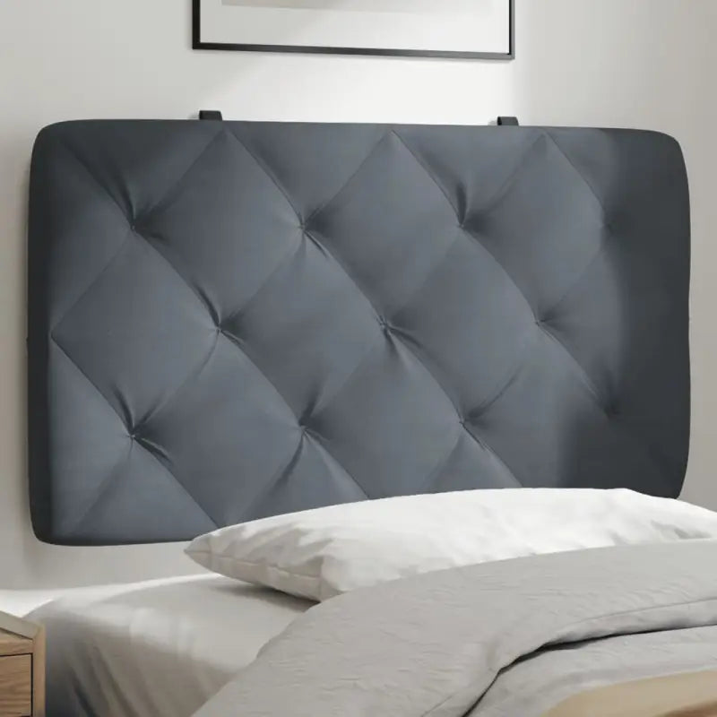 Hoofdborden en voetborden met klassieke schoonheid en zacht fluweel - Donkergrijs / 80 cm / 1 - Hoofdborden