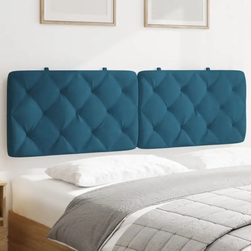 Hoofdborden en voetborden met klassieke schoonheid en zacht fluweel - Blauw / 160 cm / 1 - Hoofdborden en voetborden