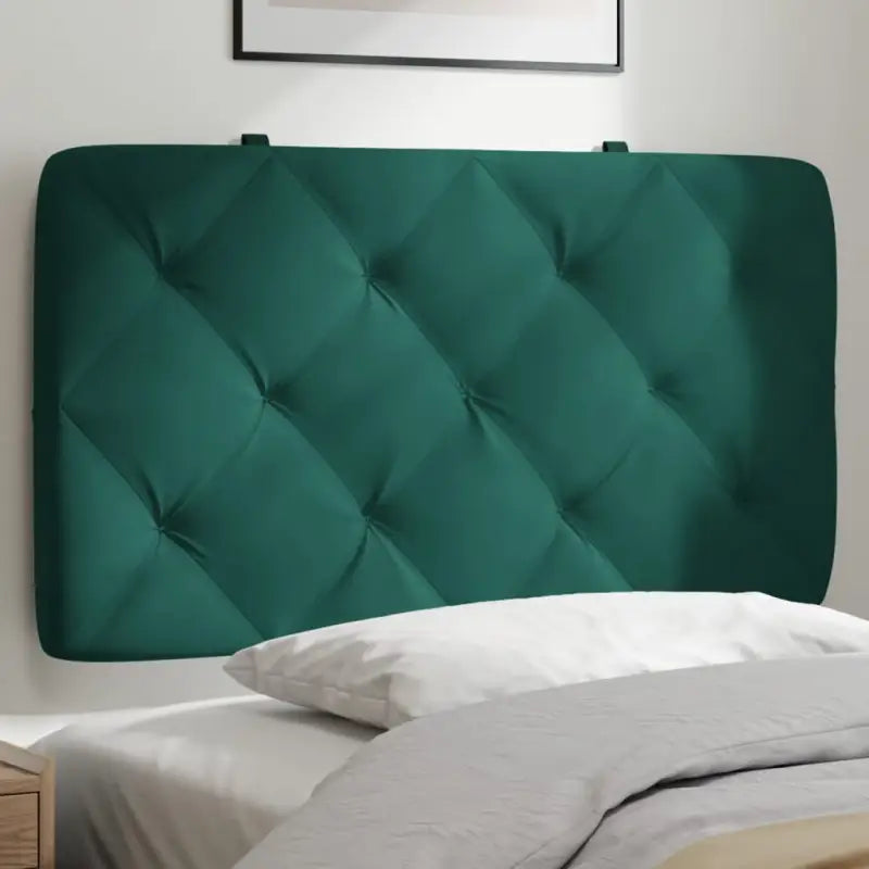 Hoofdborden en voetborden met klassieke schoonheid en zacht fluweel - Donkergroen / 90 cm / 1 - Hoofdborden