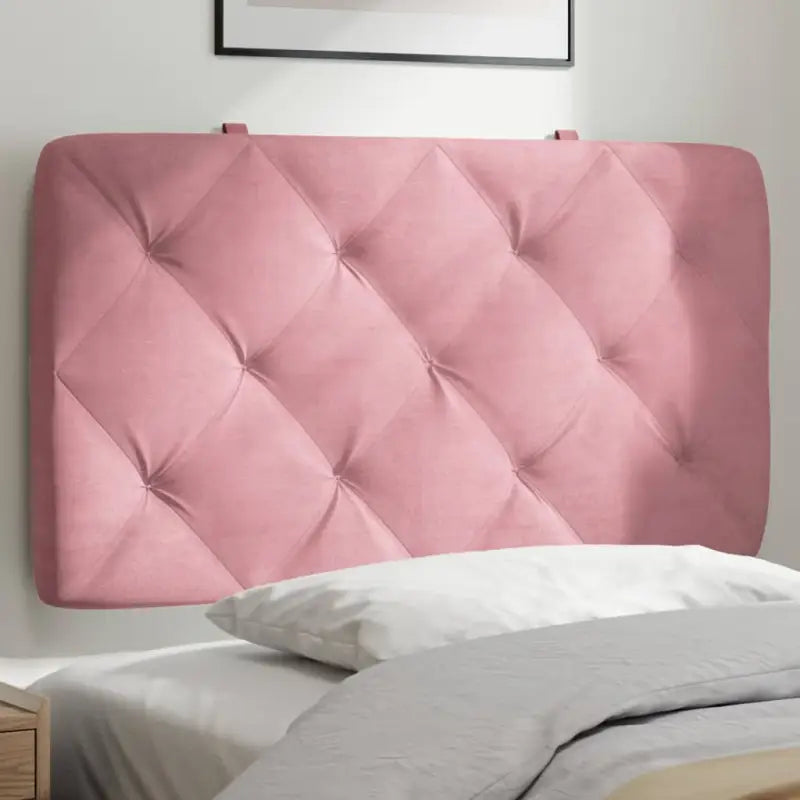 Hoofdborden en voetborden met klassieke schoonheid en zacht fluweel - Roze / 90 cm / 1 - Hoofdborden en voetborden