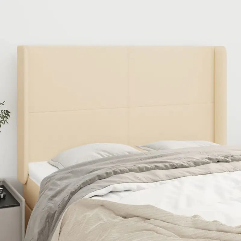 Hoofdborden en voetborden met levering bevat voor elke slaapkamer - Crème / 147 x 16 x 118/128 cm / 1 - Hoofdborden