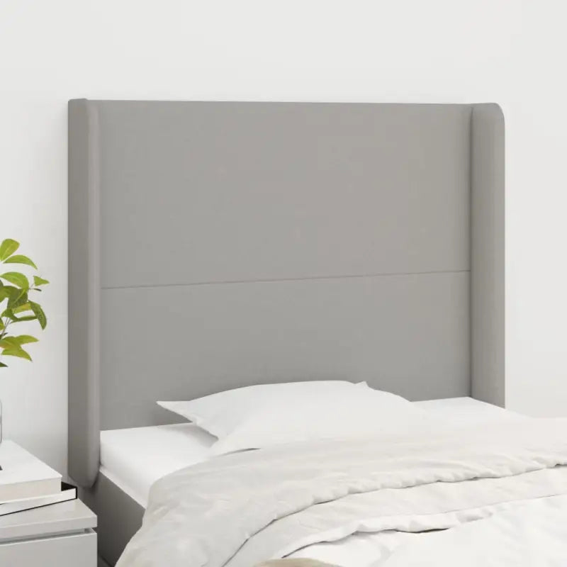 Hoofdborden en voetborden met levering bevat voor elke slaapkamer - Lichtgrijs / 103 x 16 x 118/128 cm / 1