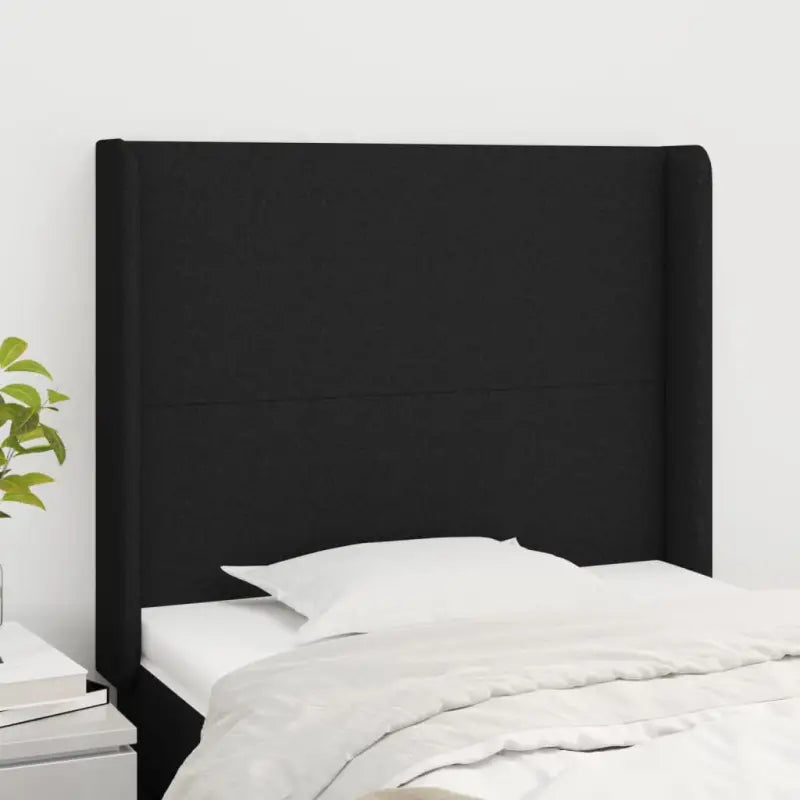 Hoofdborden en voetborden met levering bevat voor elke slaapkamer - Zwart / 93 x 16 x 118/128 cm / 1 - Hoofdborden