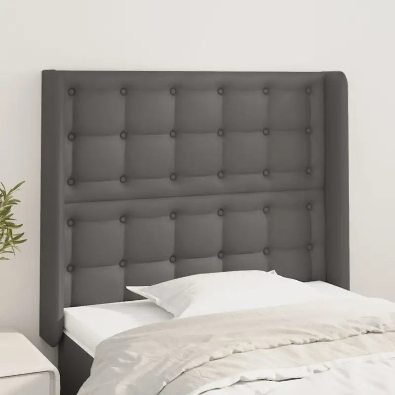 Hoofdborden en voetborden met trendy ontwerp 83x16x118 levering bevat - Grijs / 103 x 16 x 118/128 cm / 1 - Hoofdborden